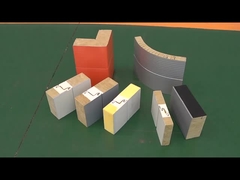 باودو الصخور الصوف الزجاجي اللوحات المركبة المقاومة للصوت المقاومة للحريق العزل العالي