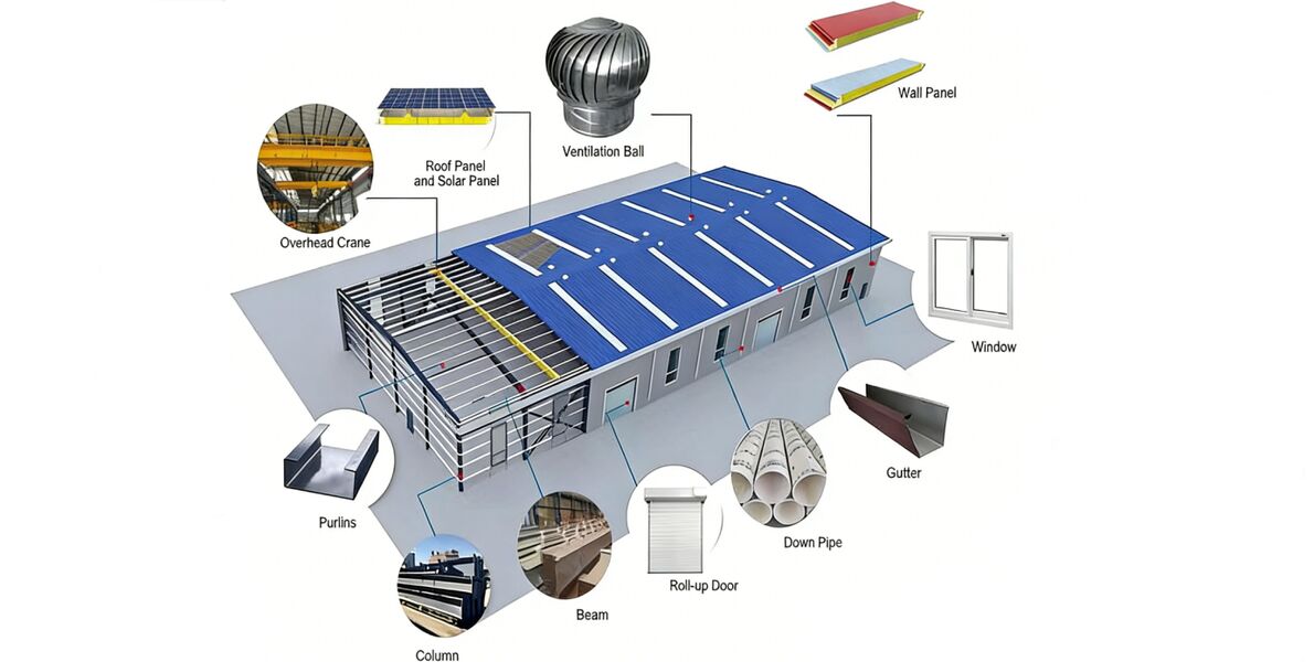 مستودع الصلب الجاهزة