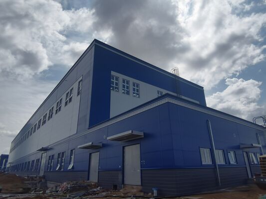 CE ISO Prefabricated Steel Structure Building Materials Workshop Eco Friendly
