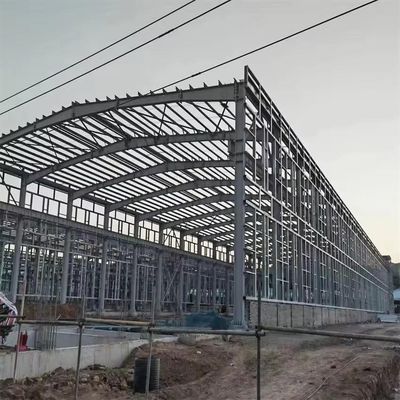 Prefabricated Steel Structure Warehouse ASTM Standard Services Included Customizable Build