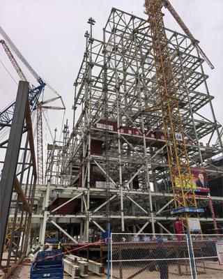 بناء الصلب القوي الهياكل المعدنية الهيكل المستودع التخزين الذاتي بناء الصلب