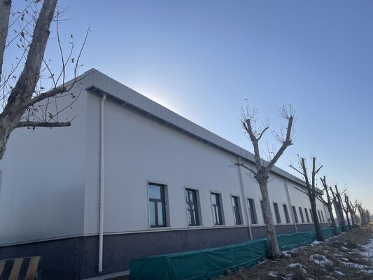 High Strength H-Beam Steel Structure Workshop Prefab Industrial Metal Building with Fireproof Panel Option